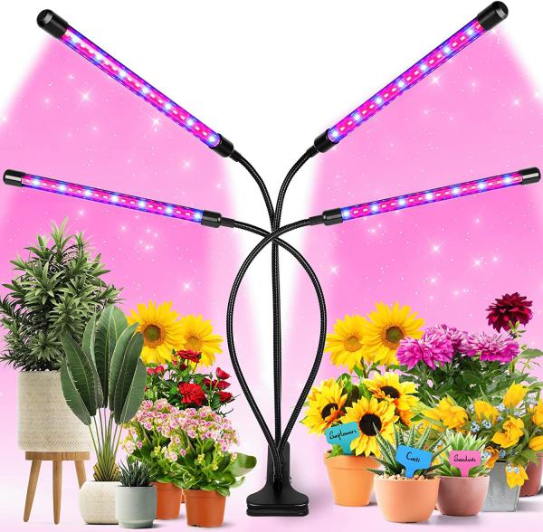 5730SMD Red Blue LED Growth Lamp With Timer Adjustable Gooseneck