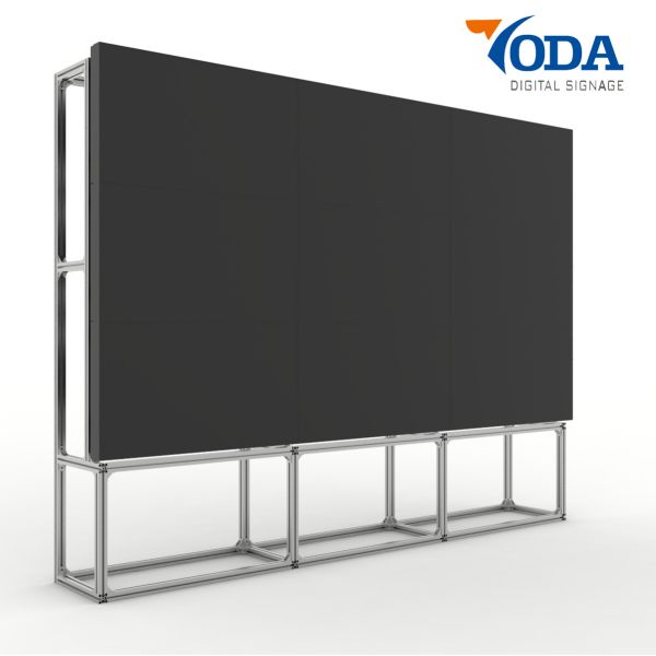 Exhibición de pared video del bisel 8ECAM LCD de NT8C 1.8m m SCCP