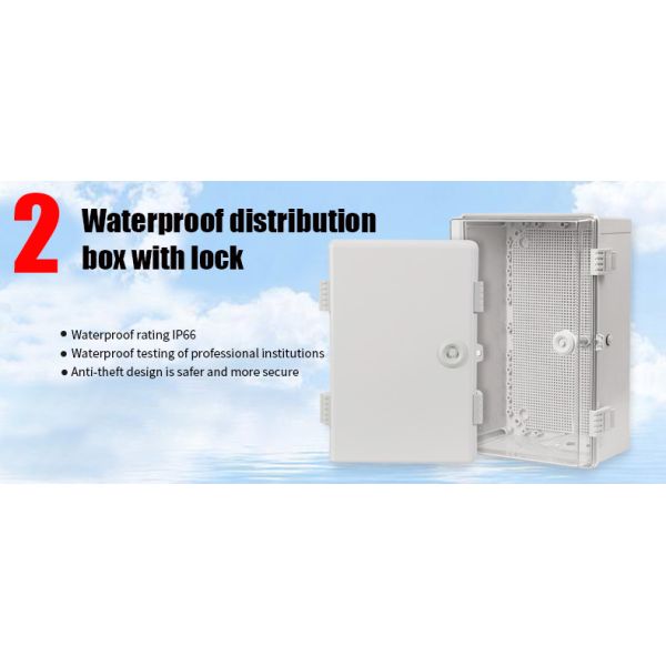 Caixa impermeável plástica elétrica do cerco da tampa transparente do PC do Abs da caixa de junção do fio IP66 do cabo