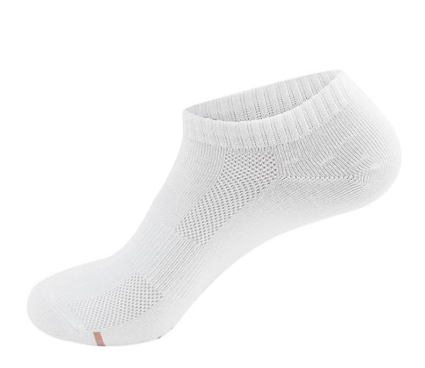 Plain White Color Socks Custom Sports Socks No Minimum Breathable Men's Socks