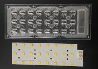 3x8 24 LED 5050SMD MODULE 163X85 DEGREE Lentille de lumière de rue pour lampe de 40w 50w