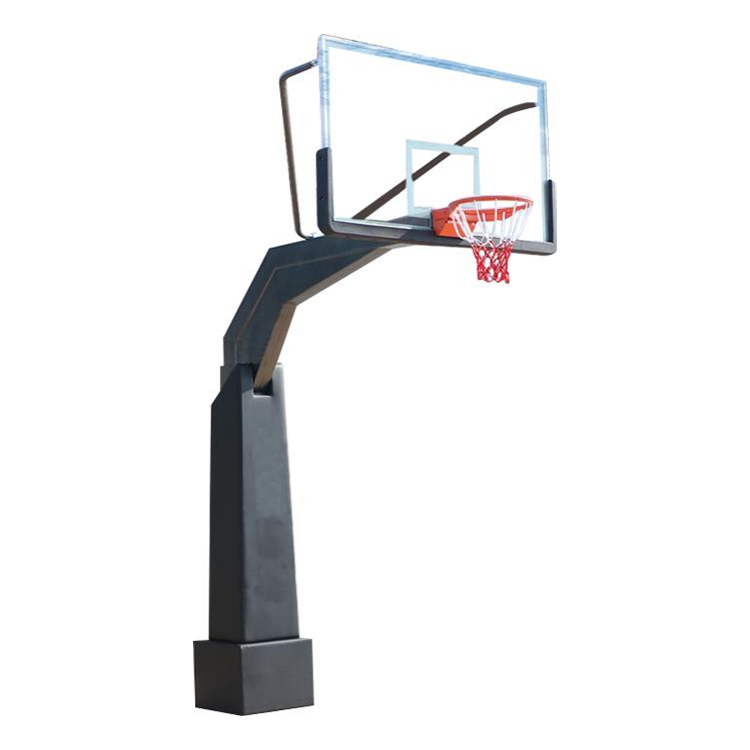 CE Certification Premium Quality Eco-Friendly Basketball Hoop Stand Tempered Glass Outdoor American Style Basketball Stand Hoop