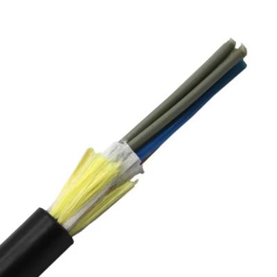 Aerial ADSS Fiber Optic Cable G652D Double Jacket All Dielectric Self Supporting Cable