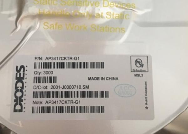 Diodes Incorporated AP3417CKTR G1 Switching Regulator 1A 1.4MHz Sync DC/DC 2.5V-5.5V