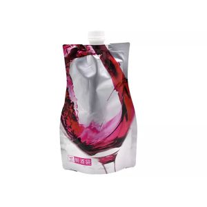 Coffee Wine Cola Oil Spout Bib Bag In Box 1L / 3L Valve Packaging Bag With Spigot