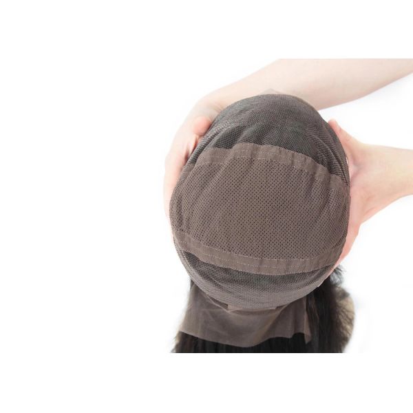 Long Full Lace Human Hair Wigs With Baby Hair , Full Lace Wig Brazilian Virgin Hair