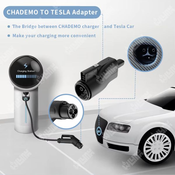 Olink Wholesale NACS Charger CHAdeMO to Tesla Adapter NACS CHAdeMO Adapters for Tesla Model 3