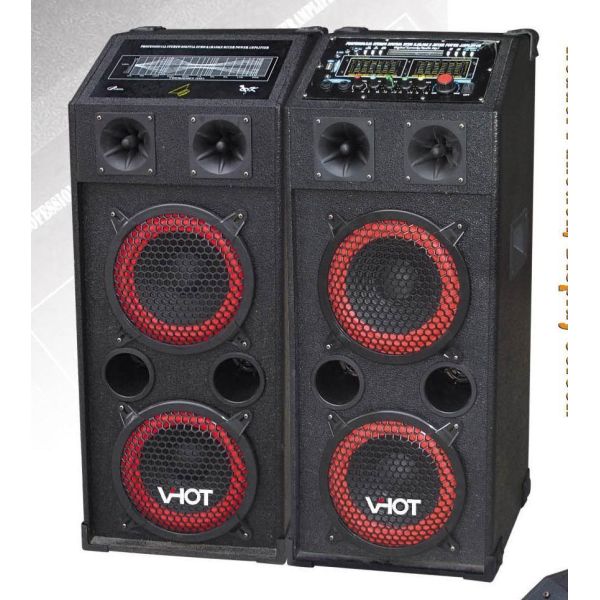 2.0CH professional active speaker with function USB/SD/FM