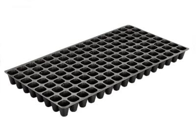 Bandejas plásticas crescentes da germinação das pilhas da planta com furos de dreno