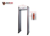La porte d'intérieur 18 de détecteur de métaux répartit en zones l'alarme de lumières du bruit de mesure de la température/LED