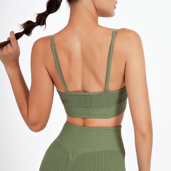 Разминка безшовное пошученное над Bralette спортзала бюстгальтеров спорт дам логотипа изготовителя фабрики OEM изготовленная на заказ