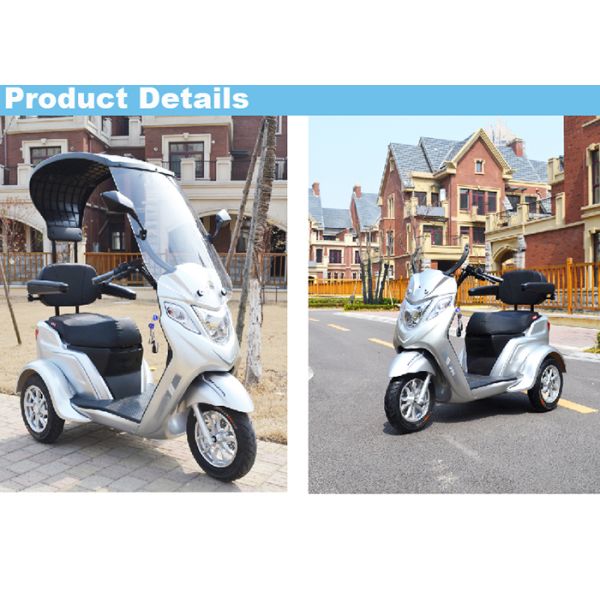 20-30km Electric Mobility Scooter 60V 500W Motor Lead - Acid Battery ABS