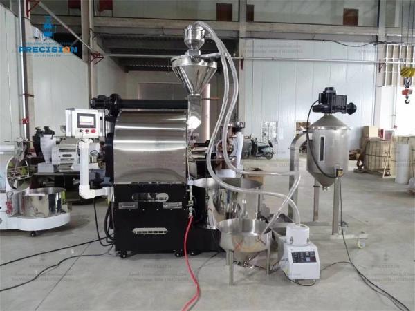 LPG Gas Coffee Roaster Machine 1.5Kg/hour with Stainless Steel Drum