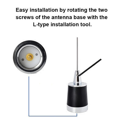 NMO Dual Band Car Antenna 144MHz VHF 430MHz UHF 2 Way Radio Antenna Mount HT-B781