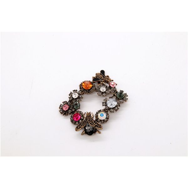 Custom Colorful Shoe Ornaments Clips For Woman Black / Nickel / Gold Color