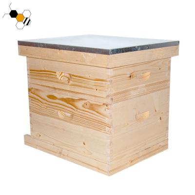 Ruche de épissure sans couture d'abeille de Langstroth de cadre du sapin 8 de la Chine