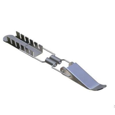 ISO9001 Zinc Plated Spring Loaded Toggle Latches Anti Vibrating For Industrial Dust Collector