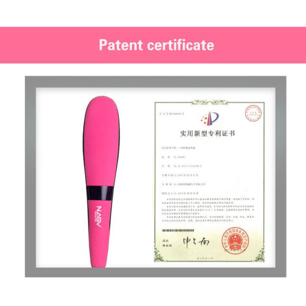 Ceramic Electric Home Hair Straightener Comb Brush With PTC Heating Plate