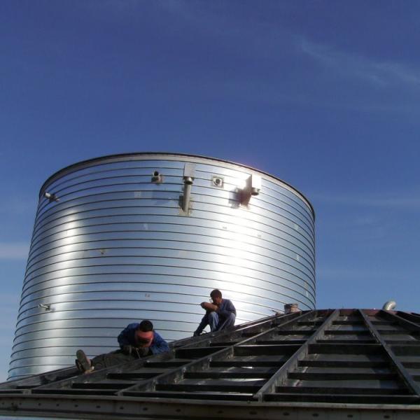 Galvanized Steel / Clad Steel Waste Oil Storage Tank Various Sizes And Capacities