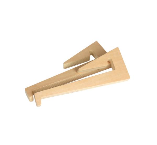 Support de bureau pour ordinateur portable en bois