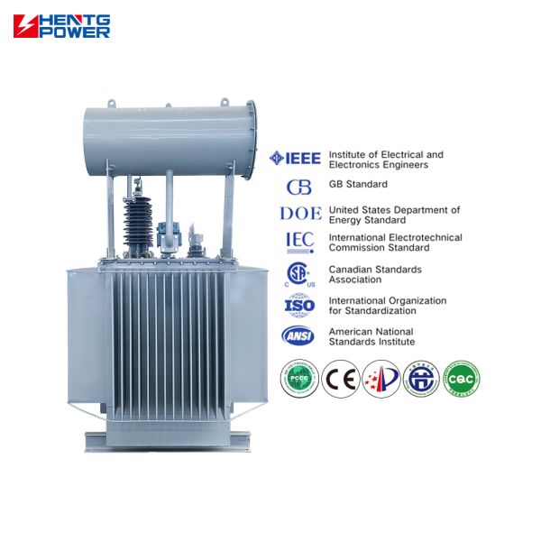 CE Certified 500KVA Oil Immersed Power Transformer with IEC60076 Standards 10kV/11kV to 220V/440V Dyn11 Vector Group