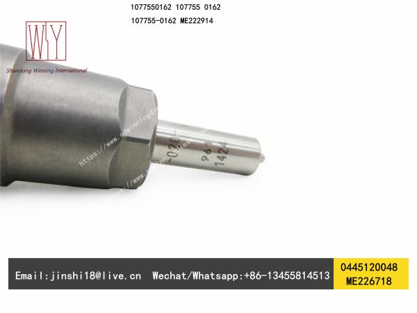 Bosch Genuine and New Fuel Injector 0445120048  0445 120 048 for Mitsubishi Fuso ME 222914 ME 226718 107755-0162
