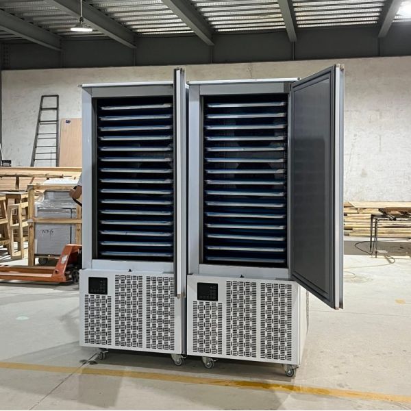 Quick Freezing Blast Chiller Freezer 15 Trays for Fruit Meat