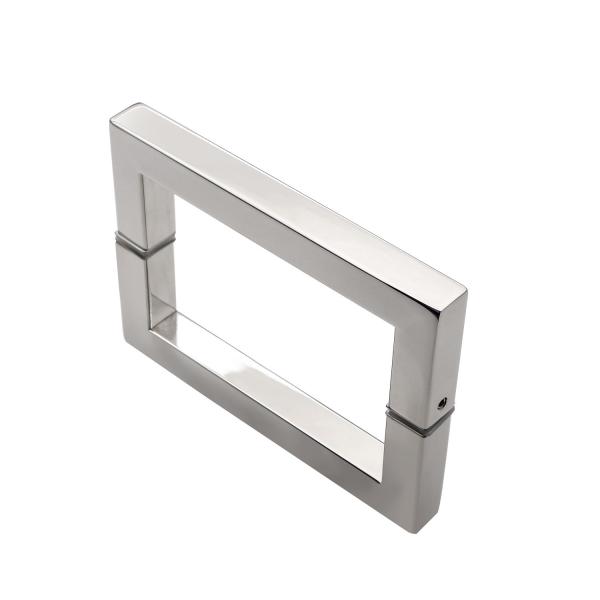 Amostra 1-3 dias úteis Manobra de aço inoxidável 304 cromo para porta de vidro temperado