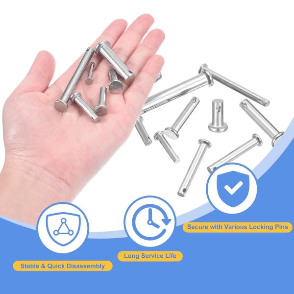 Stainless Steel 304 316 3mm 4mm 5mm Clevis Pin with Hole