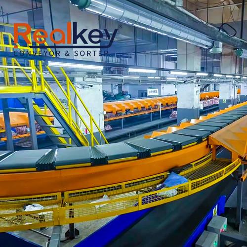 Advanced Sorting Conveyor Belt High Performance For Express Delivery