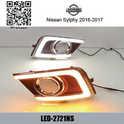 Nissan Sylphy 2016-2017 DRL LED Daytime driving turn signal Fog Lights