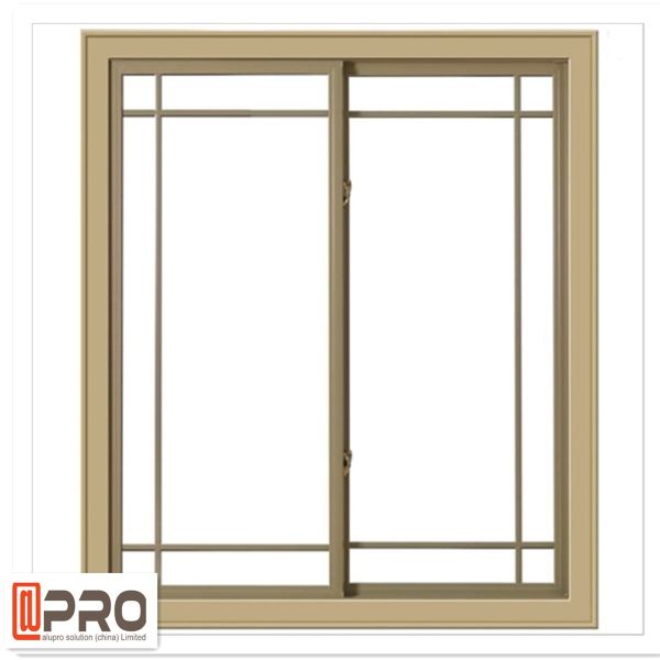 Sound Proof Aluminum Alloy Sliding Windows Black Or Grey Color aluminum sliding kitchen window office interior sliding