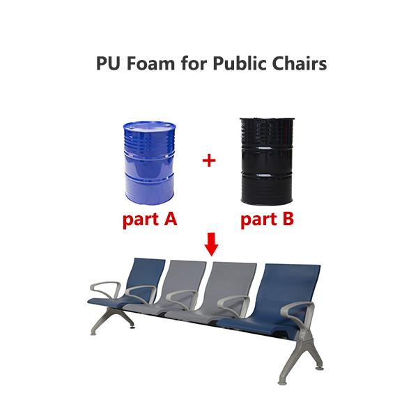 Polyurethane Rigid Foam for Public Seating and Chairs and Durable for High-Traffic Areas