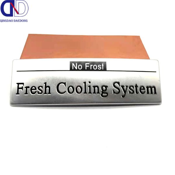 Custom Metal Logo Sticker for Branding Your Products Effectively