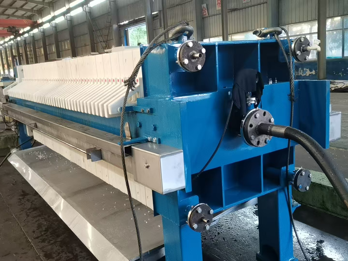 Filter Press For Sludge Dewatering Filter area 80M2