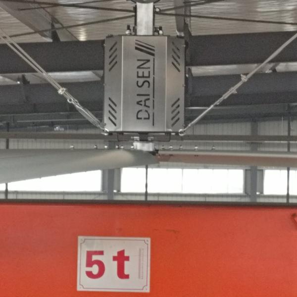 Fã de teto refrigerando da caixa de engrenagens da fábrica