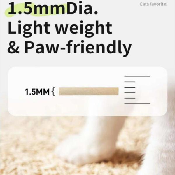 OEM Pet Products Eco-Friendly 1.5mm Biodegradable Clumping Premium Odor Control Tofu Cat Litter