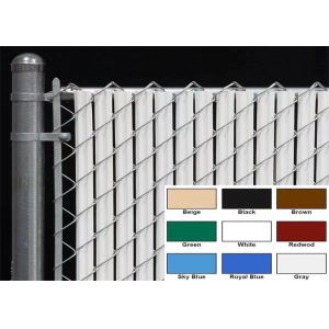 Garden DIY Weather Resistant Plastic PVC Privacy Smart Metal Mesh Fence Slats Kit For Chain Link