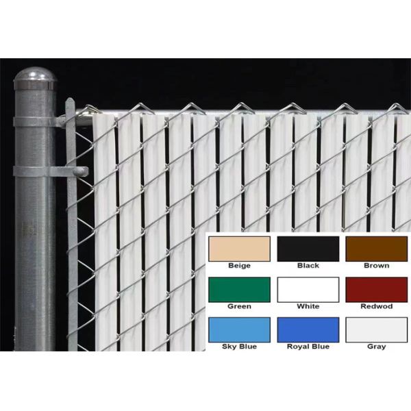 Garden DIY Weather Resistant Plastic PVC Privacy Smart Metal Mesh Fence Slats Kit For Chain Link