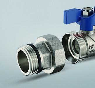 3614 3615 Angle Type Brass Ball Valve DN20 for AL-PL Pipe Connections with Flexible Male Nipple or Flexible Female Nut
