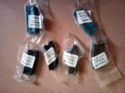 Brake Pads Cork Wood Material replacement for Carbon Rim Use with Shimano/Campgnolo Cassette promotion Blue Brown Black