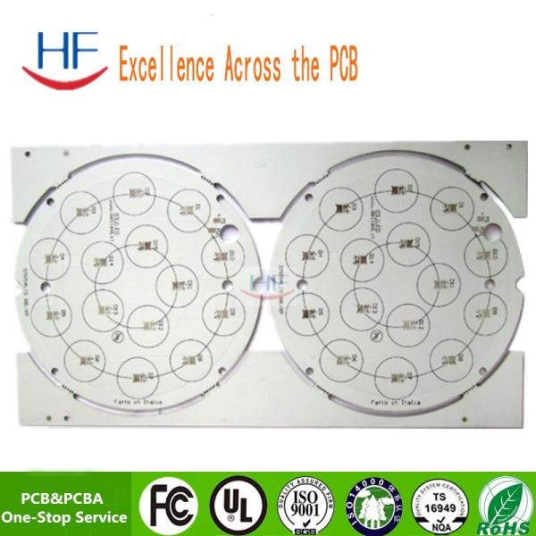 Aluminium SMD LED PCB Board 35um Copper For LED Lighting