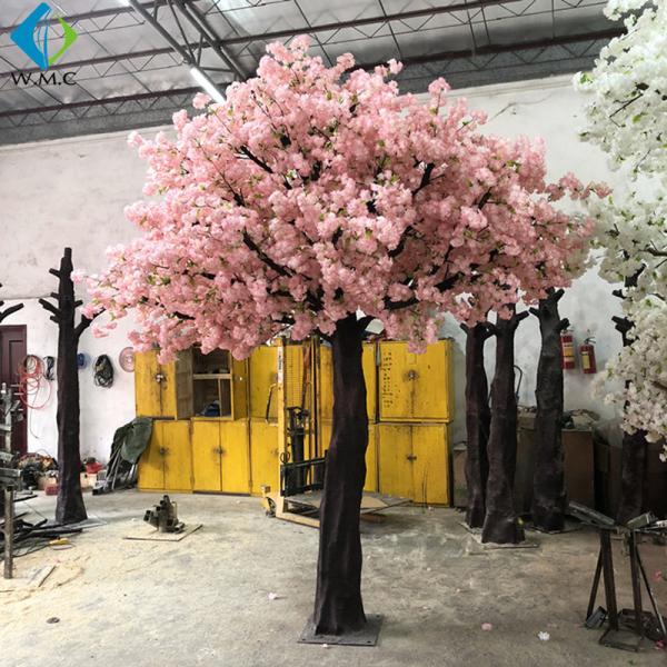 Outdoor Indoor Artificial Japanese Cherry Blossom For Wedding / Shop Window Decor