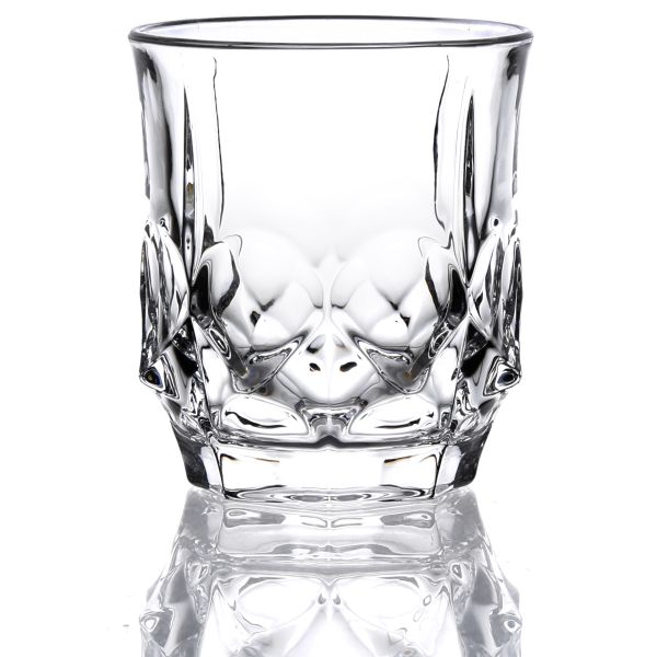 276ml Round Glass Highball Tumblers , Heavy Base Whisky Glass Whisky Customized