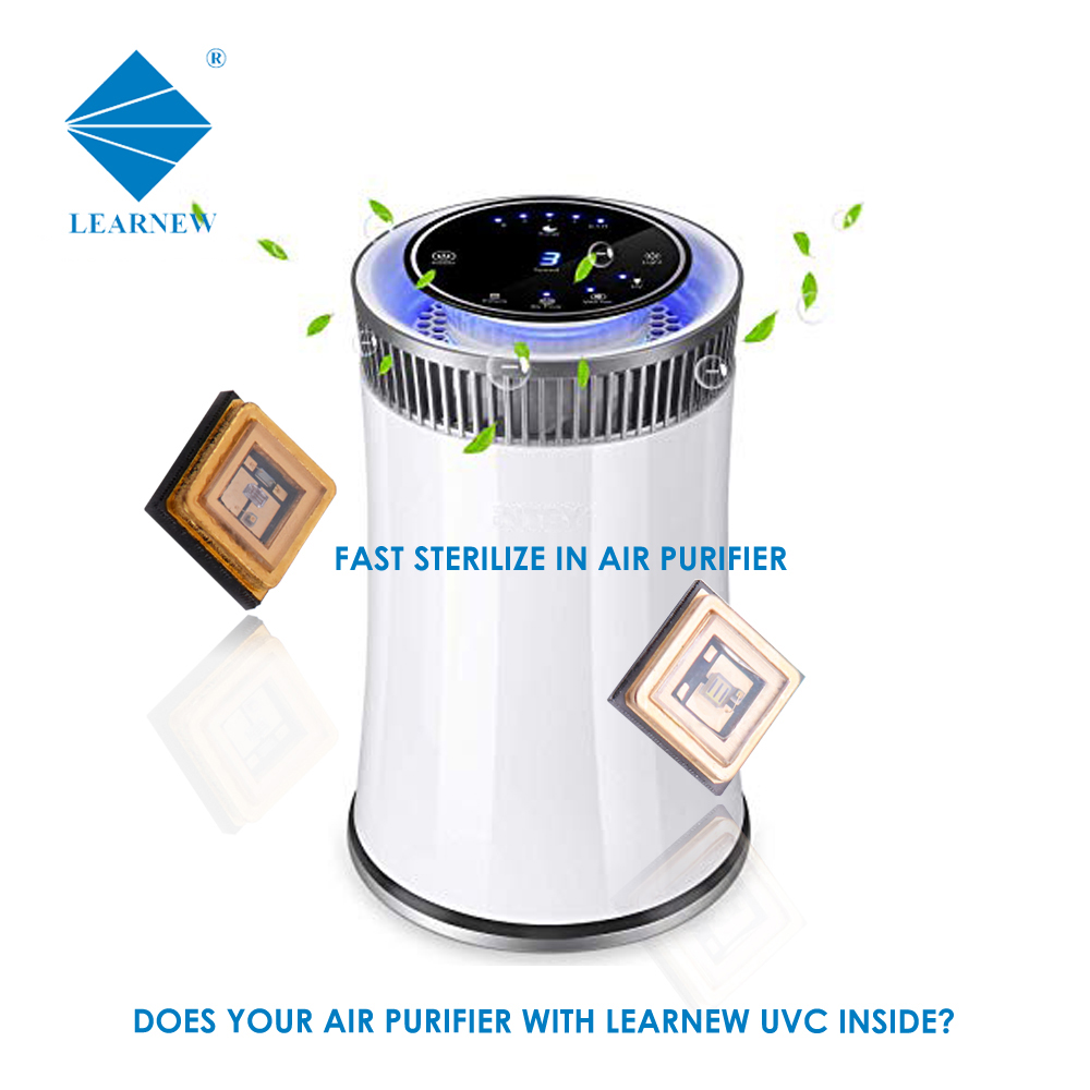 обломок 0.5w 3535 1w приведенный 254nm 265nm 280nm 275nm глубокий ультрафиолетовый Uvc для очистителя воды/воздуха