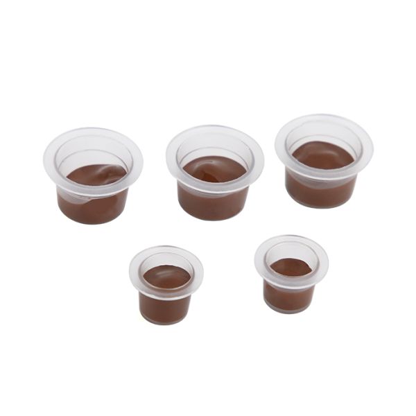Lushcolor Wholesale Sterile Disposable Tattoo Ink Cups Permanent Makeup Pigment Cup