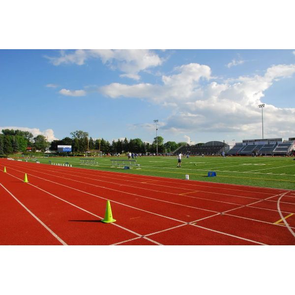 Mixed PU 13mm Sandwich System All Weather Running Track