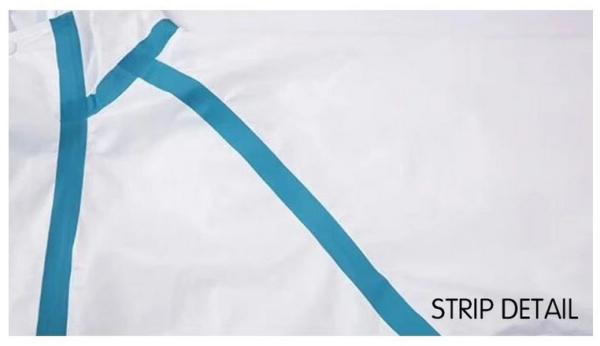 Waterproof PP PE 160cm Disposable Medical Clothing