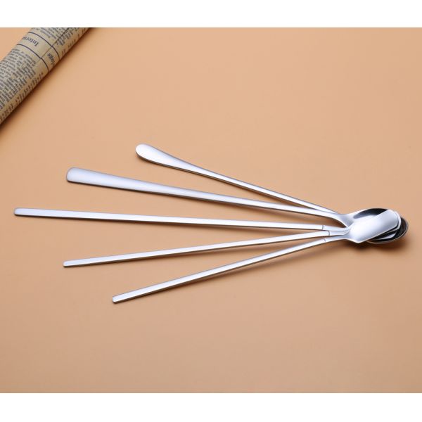 Long Handle Iced Tea Spoon,Coffee Spoon Ice Cream Stainless Steel