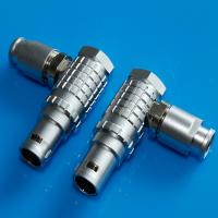 Los conectores compatibles de ángulo recto de Lemo FHG codean los conectores circulares de vaivén 2pin --- enchufe multi del polo 26pin